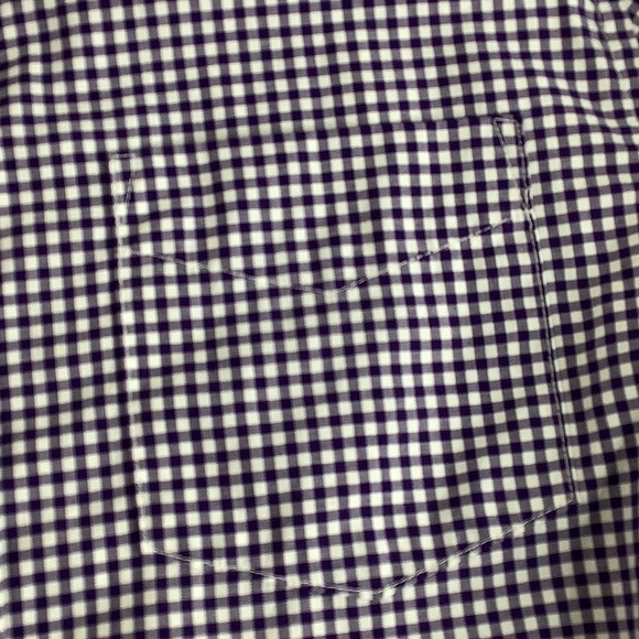 UNTUCKit Wrinkle free Mini Blue/White Check long sleeve shirt boy Size 6-7 NWOT - Picture 10 of 12
